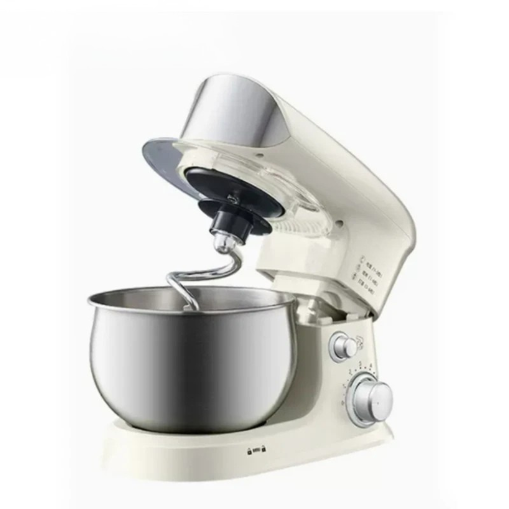 Stand Mixer 3L 600W Electric Kitchen Mixer with Stainless Steel Bowl 6 Speed Tilt Head - White