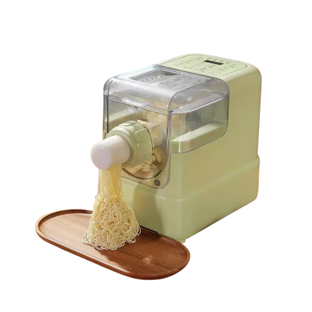 Pasta Maker Electric Noodle Machine 13 Molds Automatic Dough Mixer 200W Household - Light Green