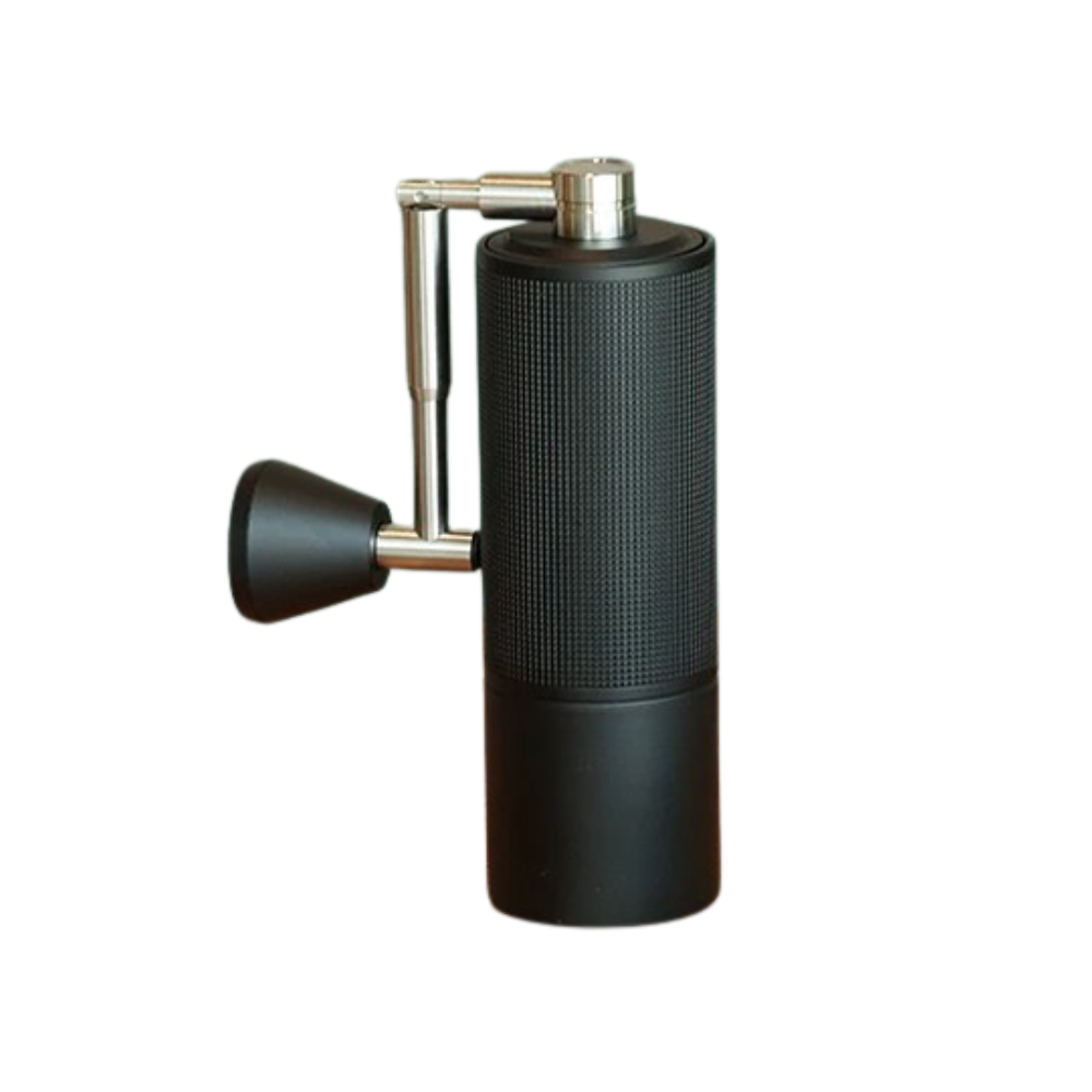 Manual Coffee Grinder 15.8cm 38mm Burr Adjustable Hand Coffee Mill - Black