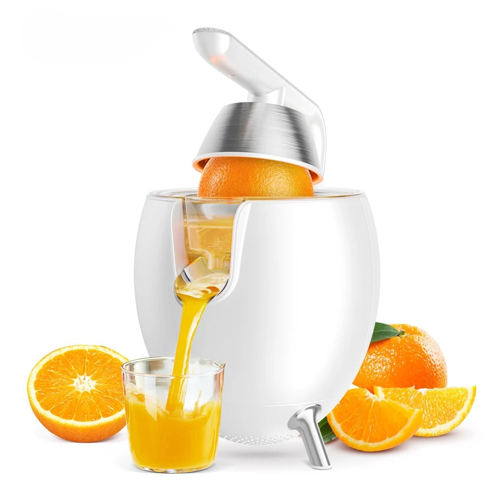 Citrus Juicer 850W High Power Stainless Steel Electric Orange Press 28cm – White