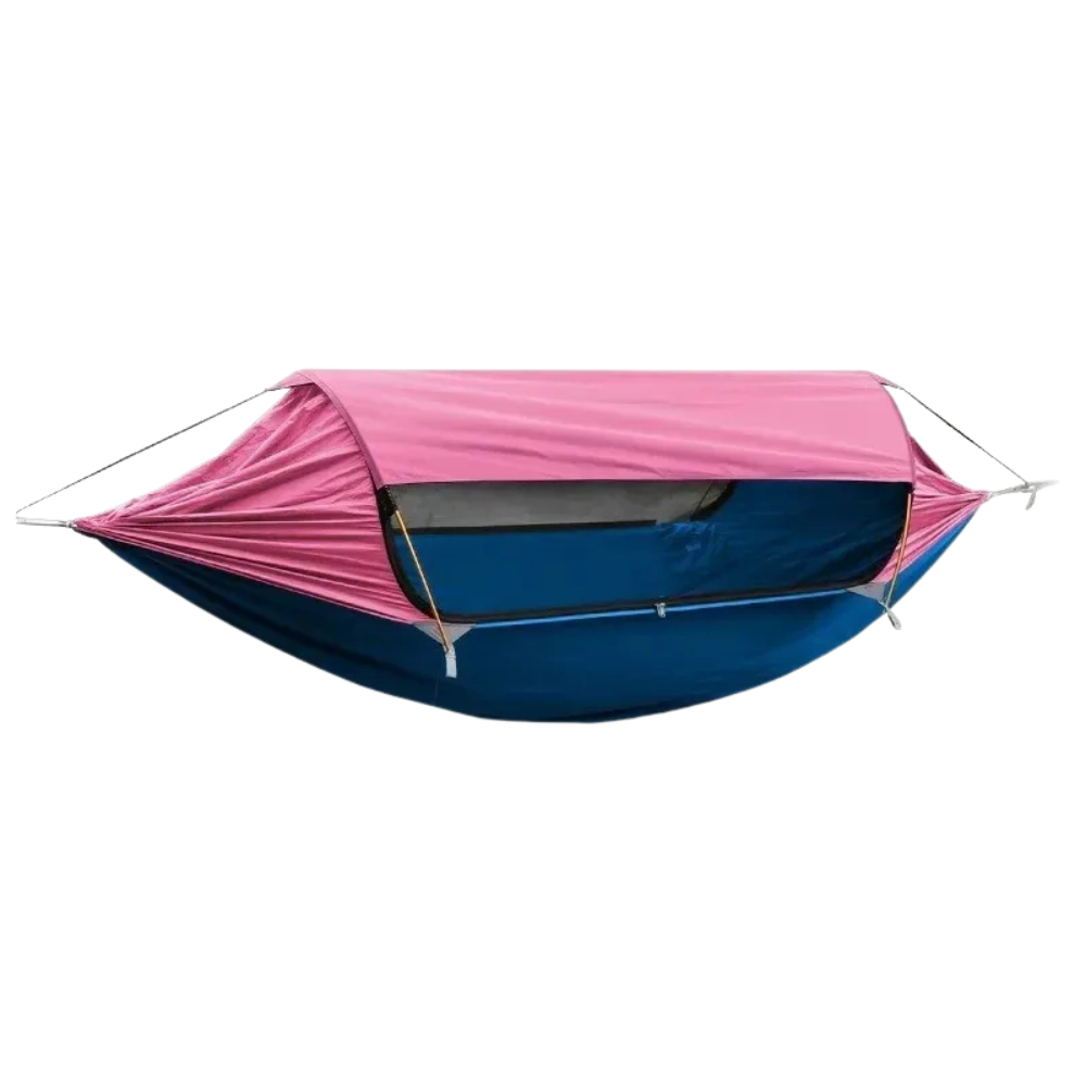 Camping Hammock with Mosquito Net Waterproof Canopy Double Person - Pink