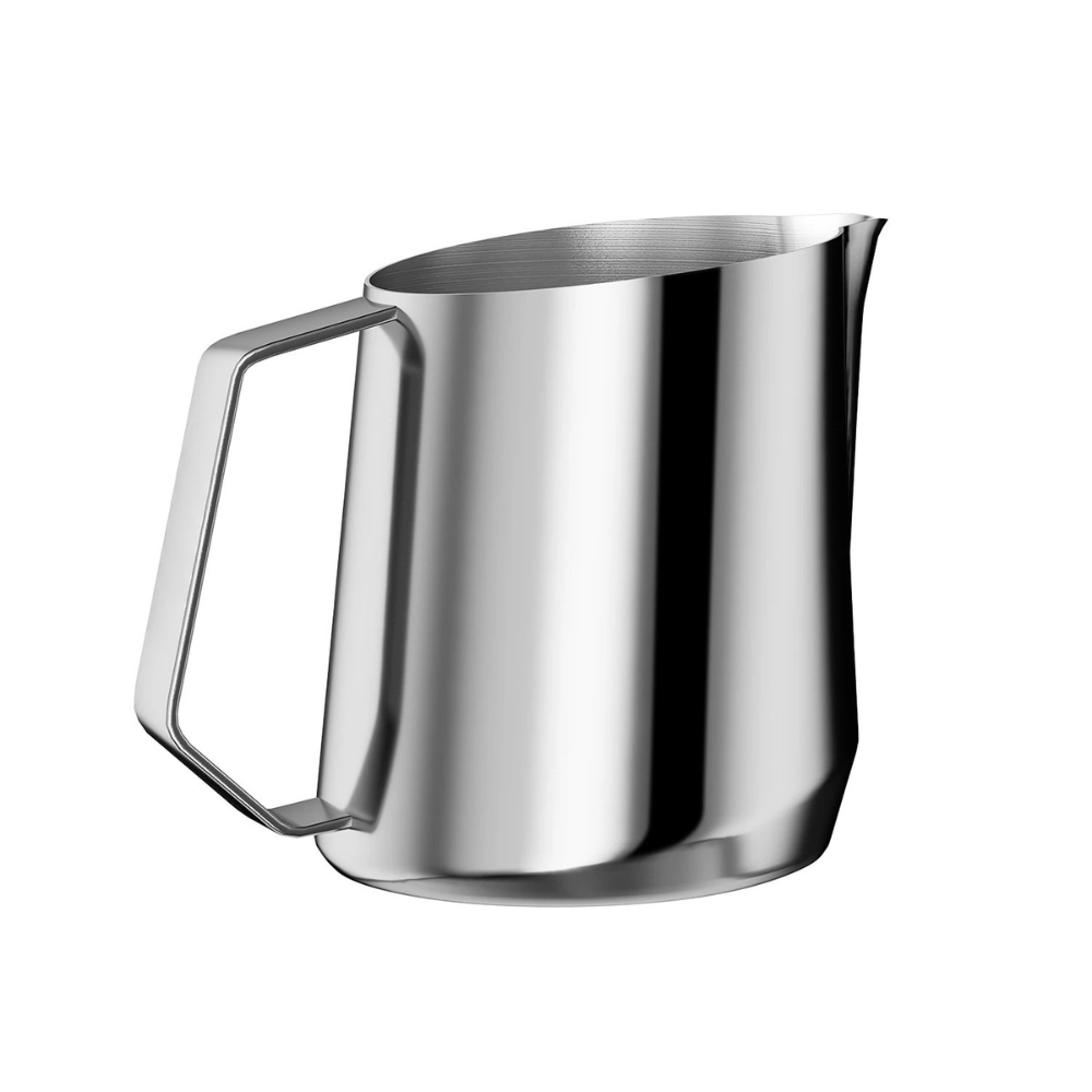 Espresso Milk Frothing Pitcher 600ml Stainless Steel Latte Foam Jug - Glossy