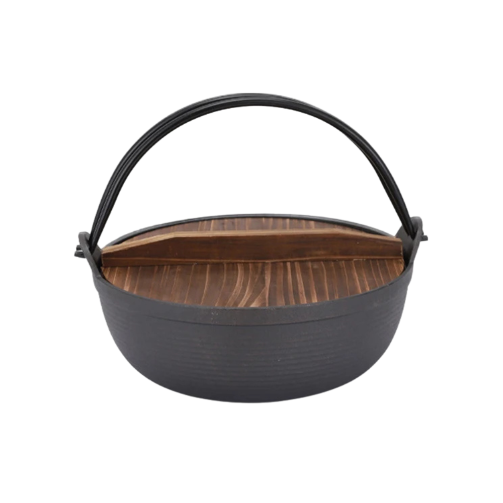 Cast Iron Dutch Oven 27cm Camping Cooking Pot with Lid
