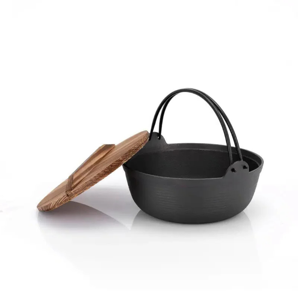 Cast Iron Dutch Oven 29cm Camping Cooking Pot with Lid