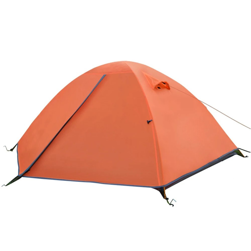 Camping Tent 2 Person Lightweight Waterproof Backpacking Tent 3 Season - Blue