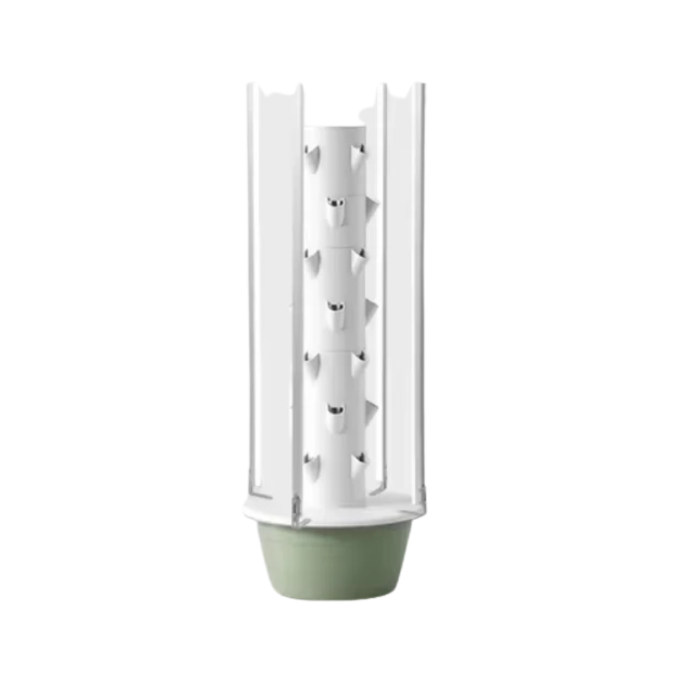Hydroponic Tower 7 Layer Vertical Planting System with LED Grow Light