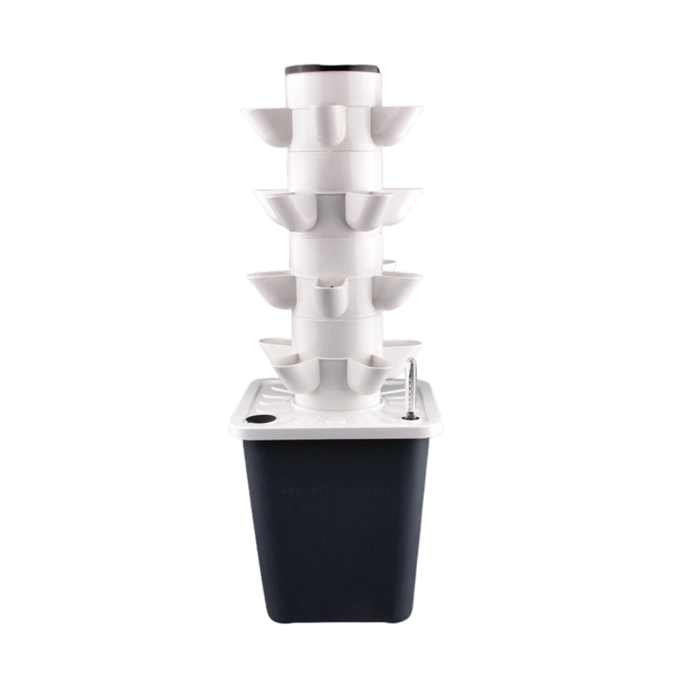 Hydroponic Growing System 4 Tier Vertical Planter 5 Hole Plant Tower