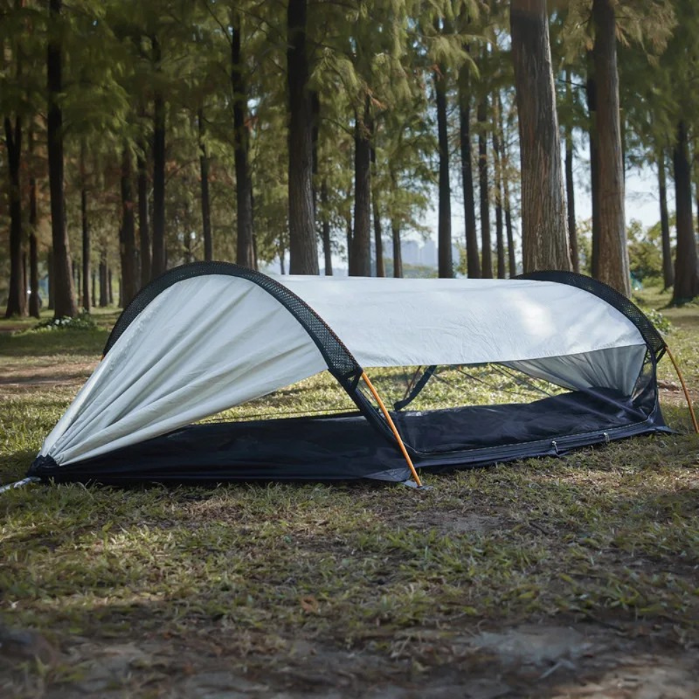 Camping Hammock Double Person Portable Outdoor Hammock with Mesh - Orange