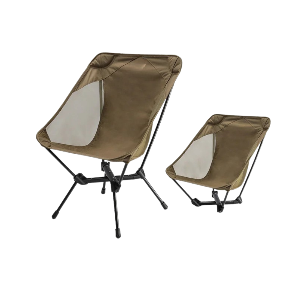 Camping Chair Ultralight Folding Outdoor Relax Chair with Storage Bag - Khaki