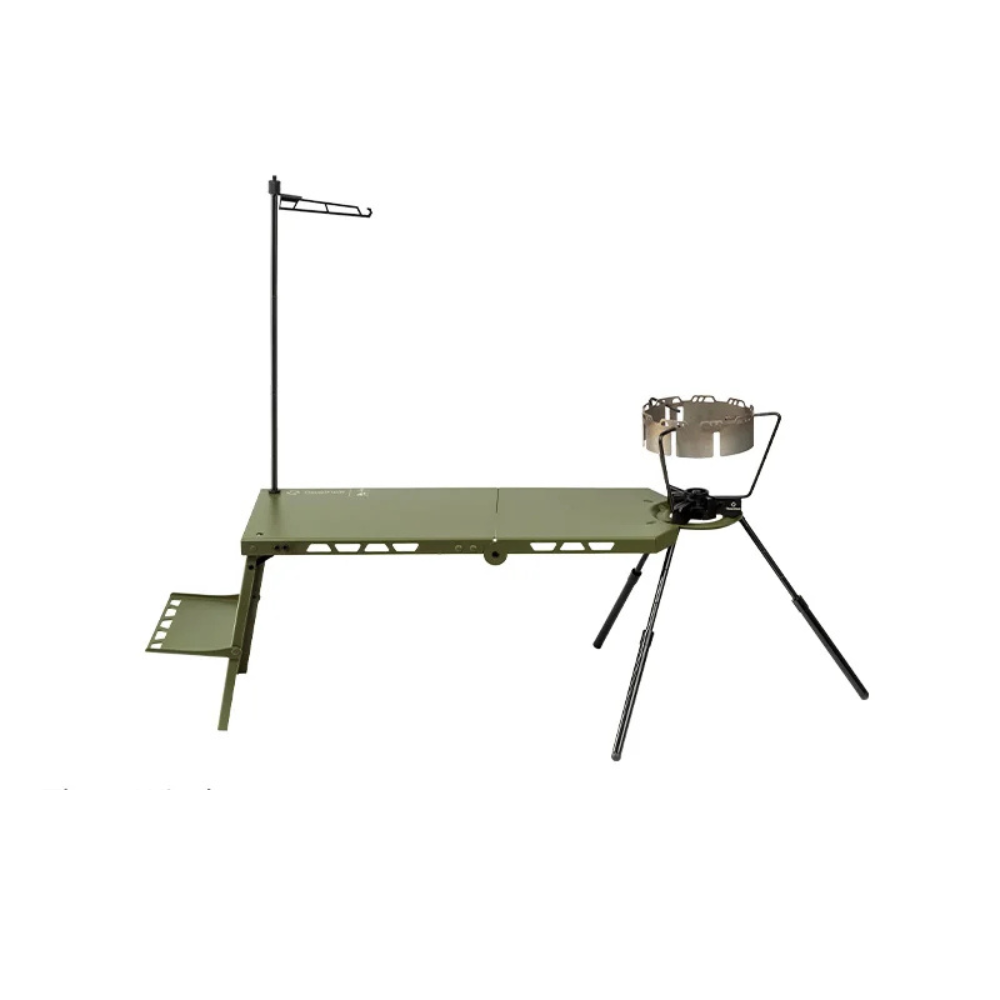Camping Folding Table Aluminum Alloy Lightweight Portable Outdoor Table - Green