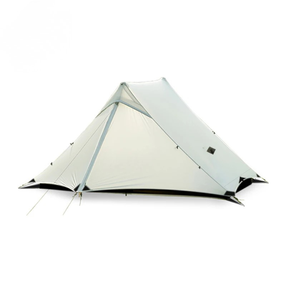 Camping Tent 2 Person Ultralight 1180g 15D Silicone Nylon Waterproof Backpacking – Gray