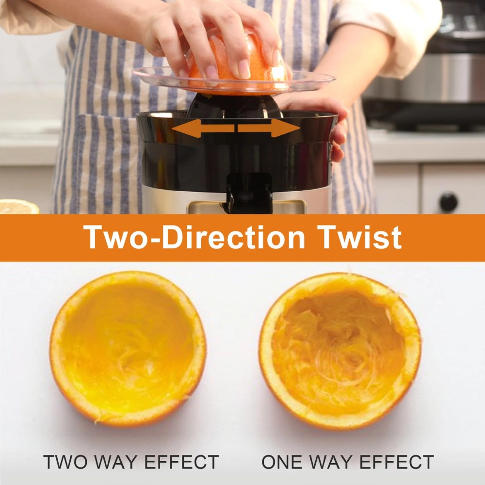 Citrus Juicer 30W Electric Orange Juicer Machine Anti Drip Spout – Black