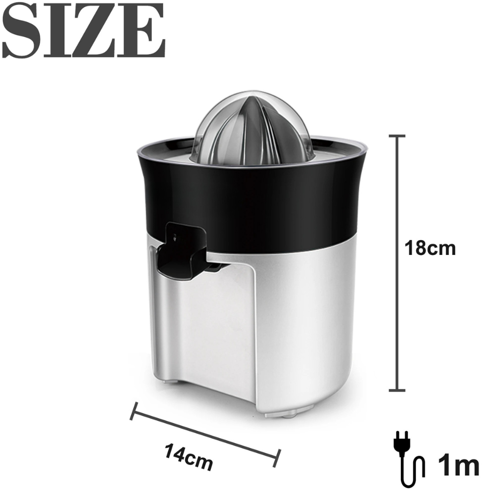 Citrus Juicer 30W Electric Orange Juicer Machine Anti Drip Spout – Black