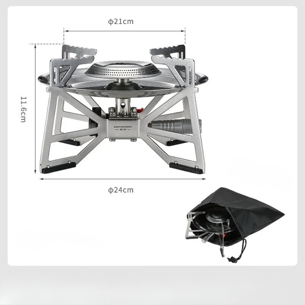 Camping Gas Stove 3300W Outdoor Split Cooker Portable Regulated Burner