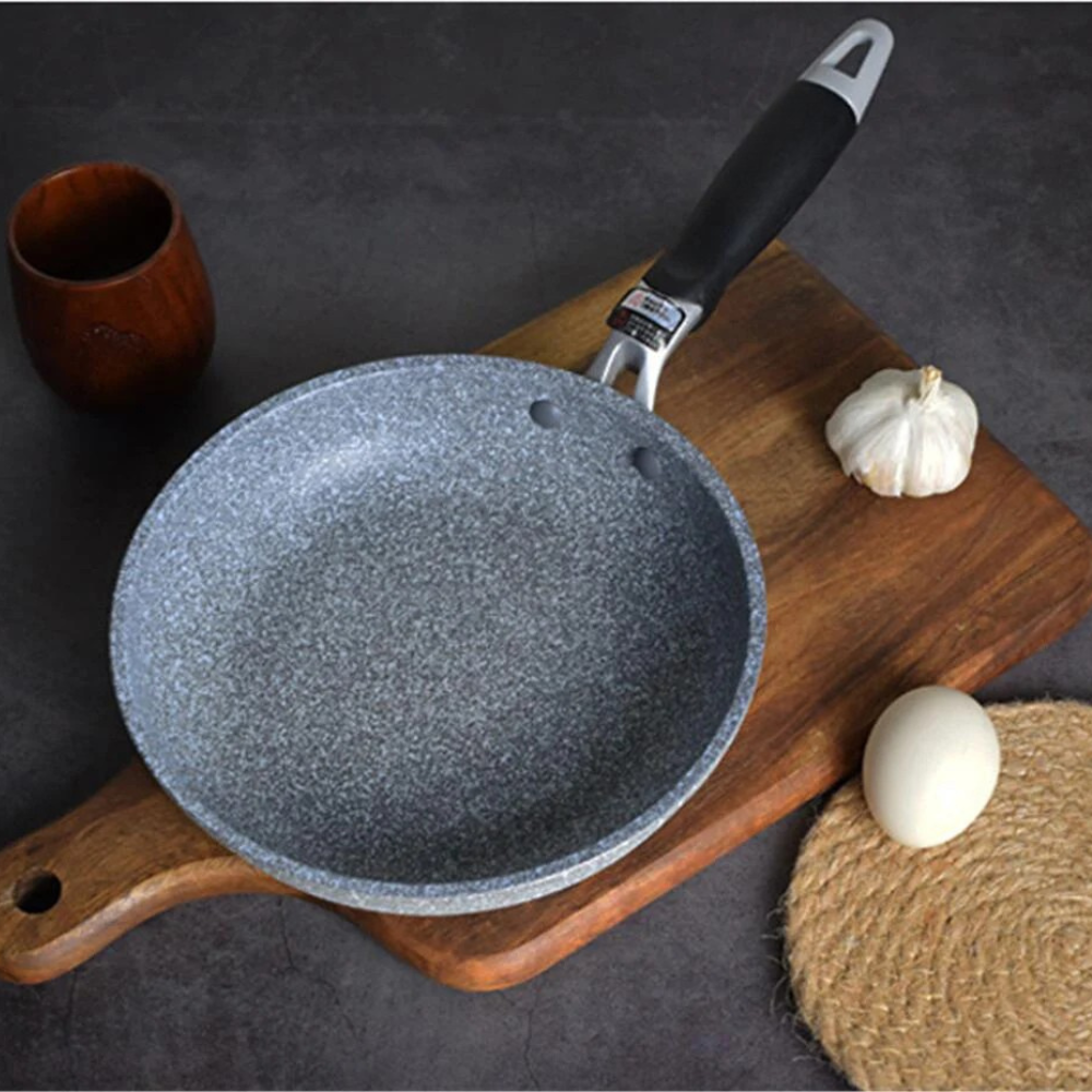 Frying Pan 26cm Aluminum Alloy Induction Compatible Flat Bottom Skillet