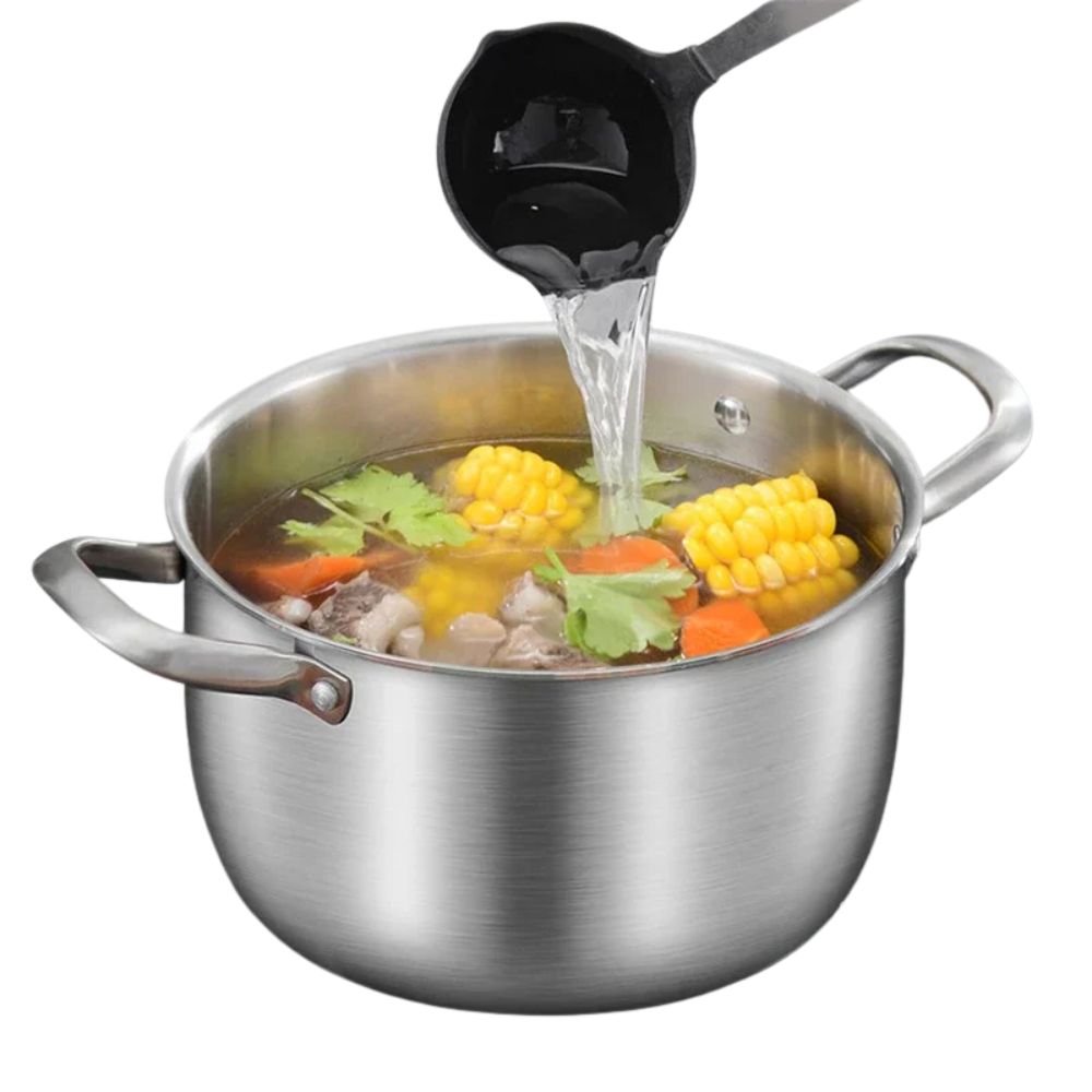Soup Pot 28cm 316 Stainless Steel Deep Cooking Stock Pot with Lid