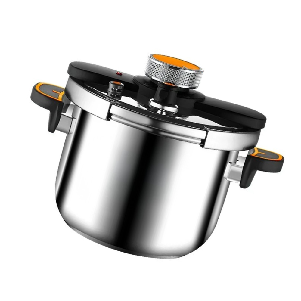 Pressure Cooker 22cm 8L 304 Stainless Steel Explosion Resistant Cooking Pot