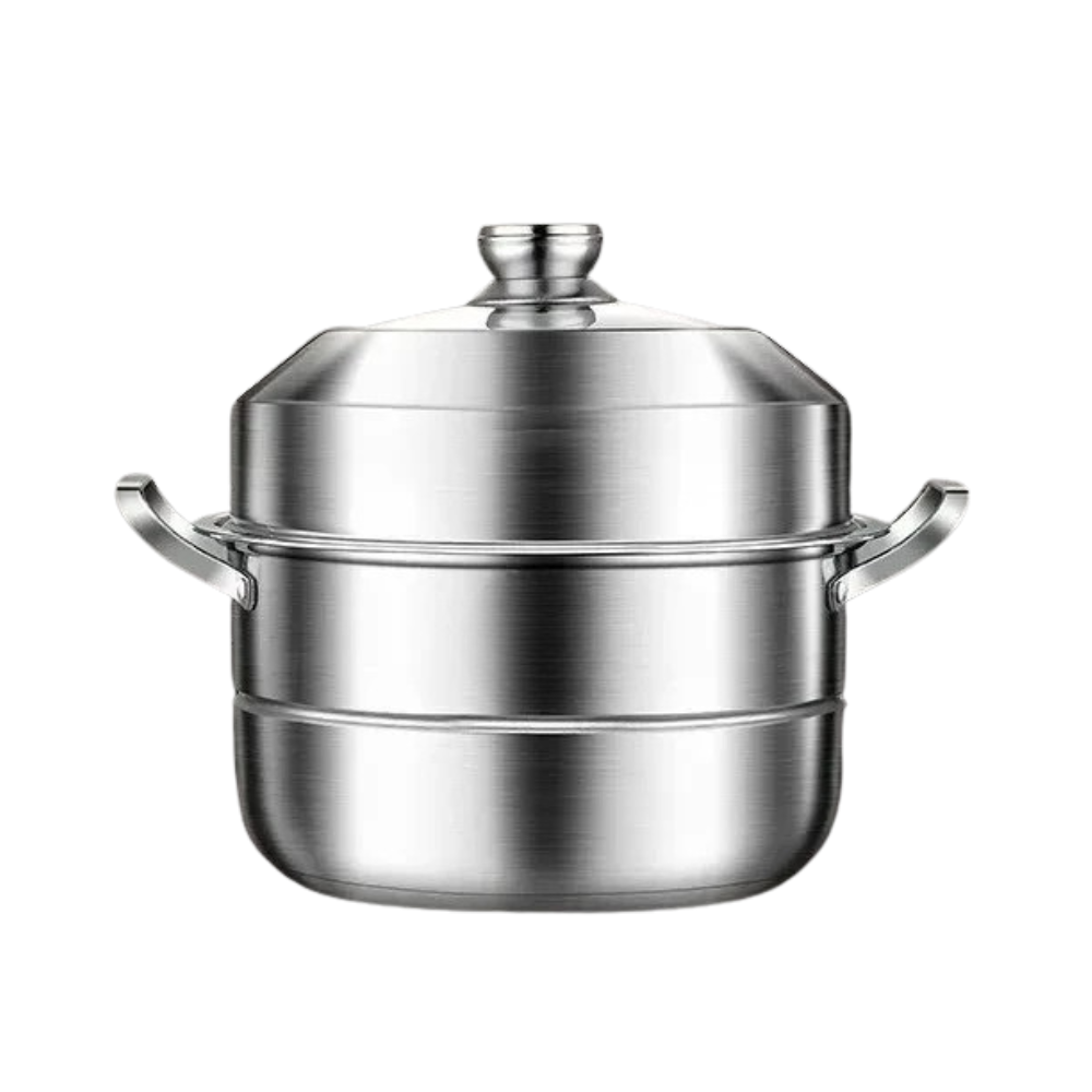 Food Steamer 32cm 304 Stainless Steel Multi Layer Cooking Pot with Lid