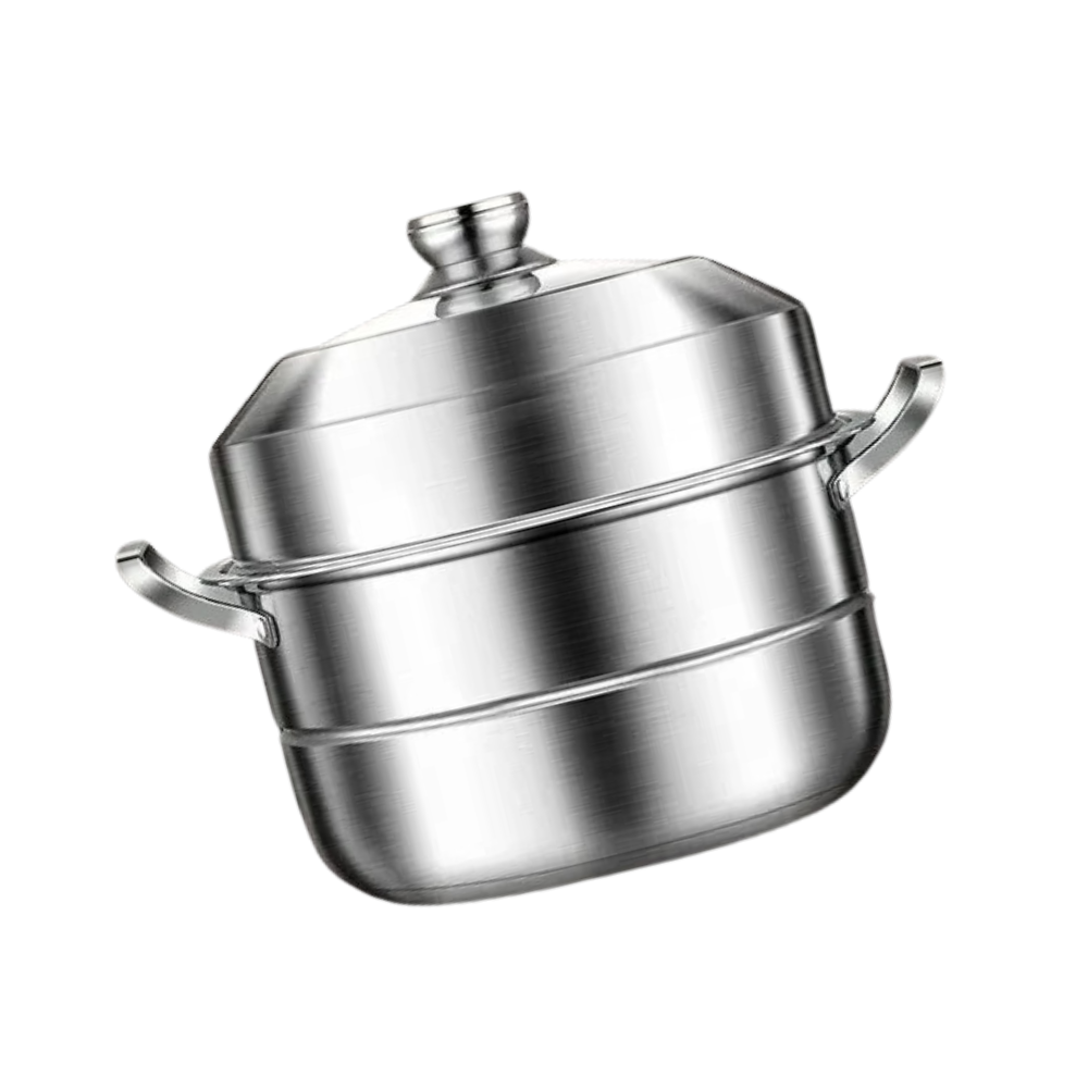 Food Steamer 36cm 304 Stainless Steel Multi Layer Cooking Pot with Lid