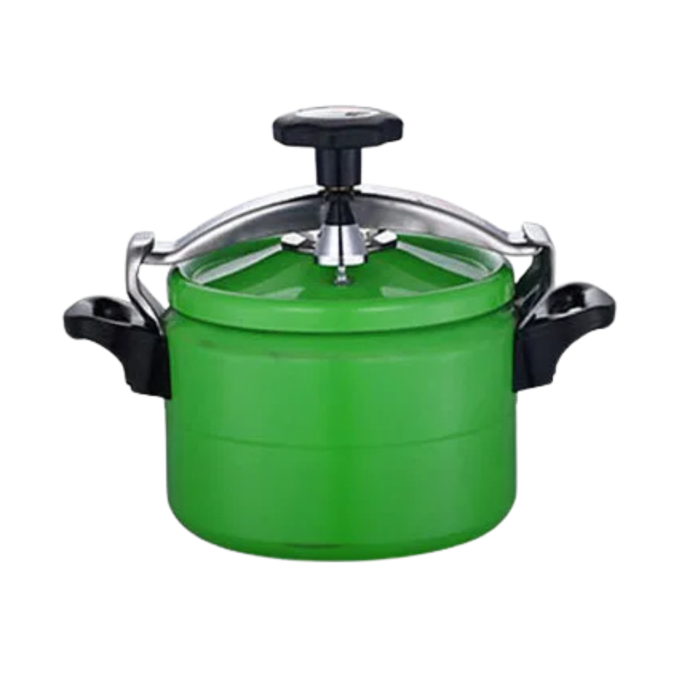 Mini Pressure Cooker 3L Aluminum Alloy Soup Pot for Gas and Induction Cooker – Green