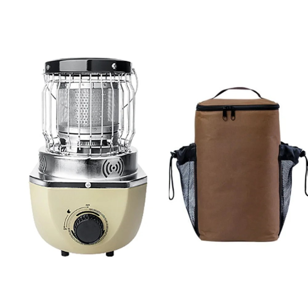 Portable Outdoor Cooking Stove 2300W Camping Cooker with Carry Storage Bag – Khaki