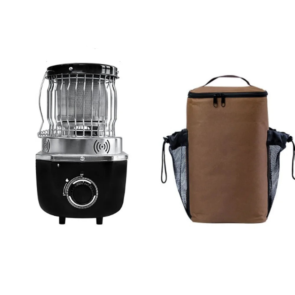 Portable Outdoor Cooking Stove 2300W Camping Cooker with Carry Storage Bag – Black