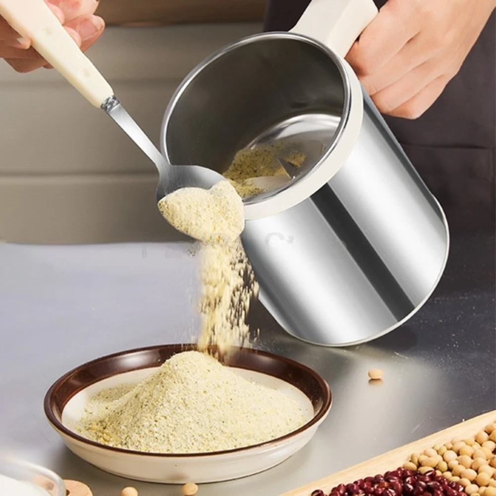 Electric Grinder 600W Stainless Steel Grain and Spice Mill 12 Blade Powder Grinder – Blue