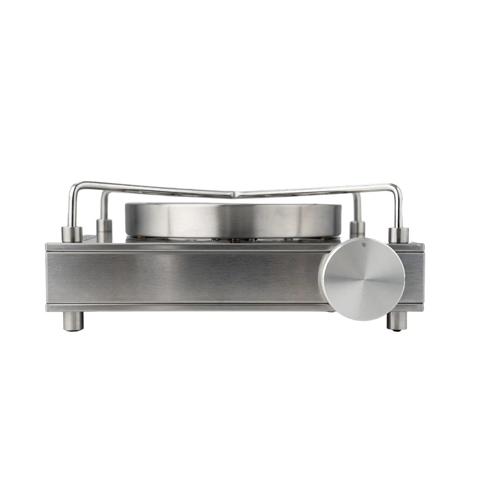 Camping Gas Stove 7100W Remote Butane Burner with Piezo Ignition – Silver