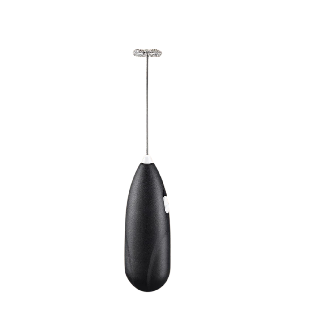 Electric Milk Frother 8000RPM USB Rechargeable Coffee Foam Maker – Black