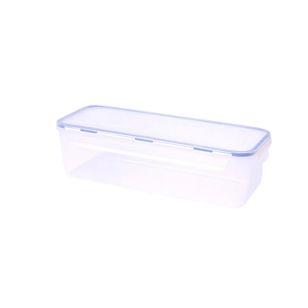 Medium Plastic Bread Loaf Storage Container Airtight Bread Box with Lid