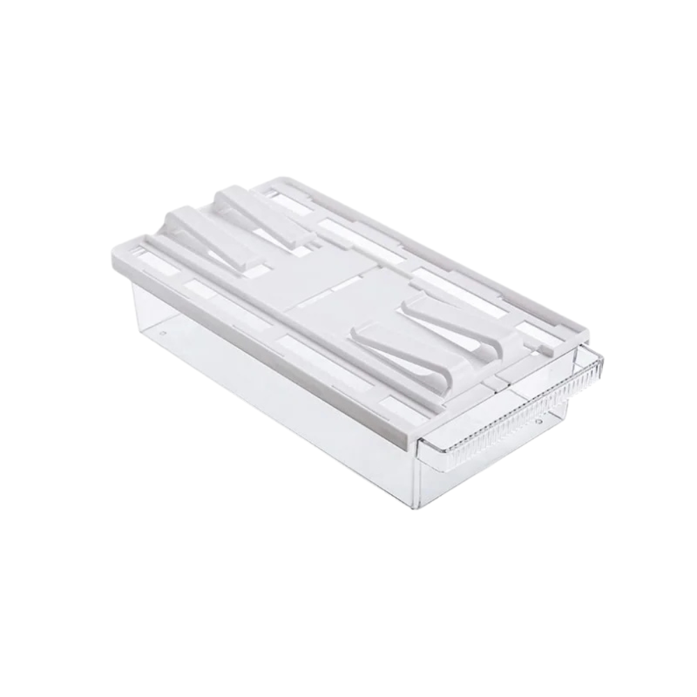Large Pull-Out Refrigerator Organizer Drawer Clear Fridge Storage Bin