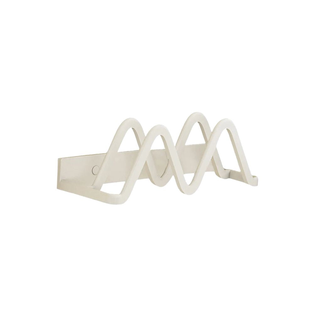 Wall Mounted Pot Lid Holder Kitchen Organizer Rack Double Slot Cutting Board Storage Rack No Drill - White