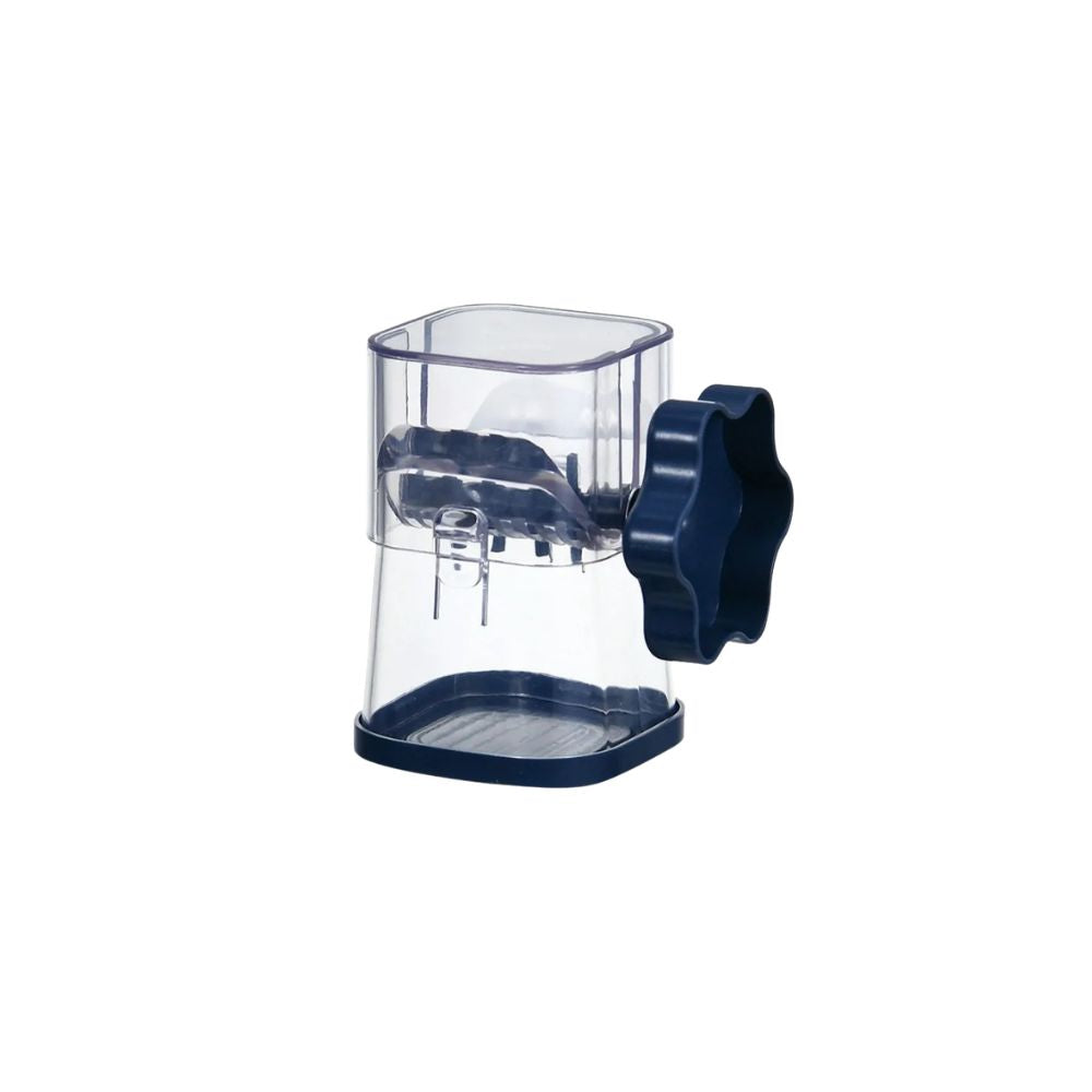 Manual Nut Grinder Portable Hand Crank Walnut Chopper Kitchen Food Crusher - Blue