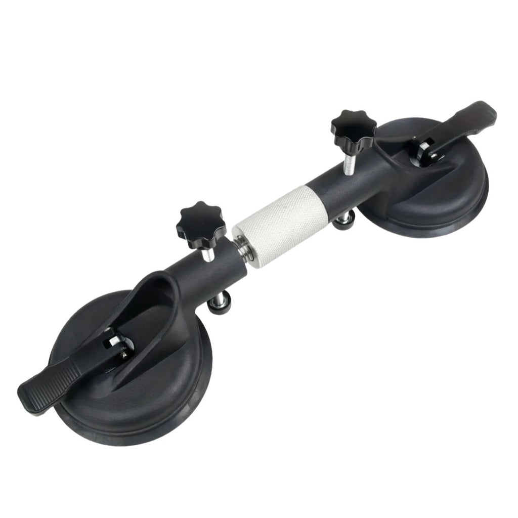 Glass Suction Cup Lifter Heavy Duty Aluminum Vacuum Plate Handle Dual Pad Lifting Tool