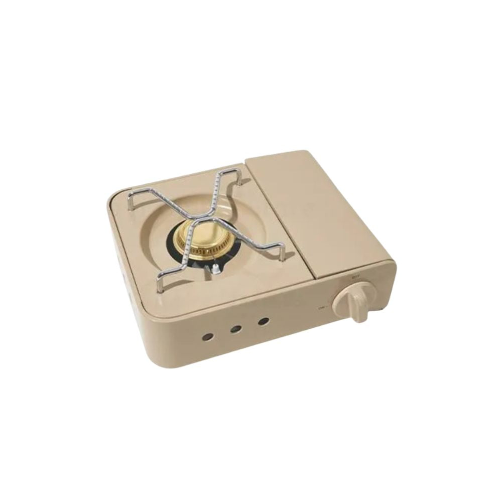 Camping Stove 2.1KW Portable Gas Cooker Ultralight Compact Outdoor Cooking Unit - Khaki