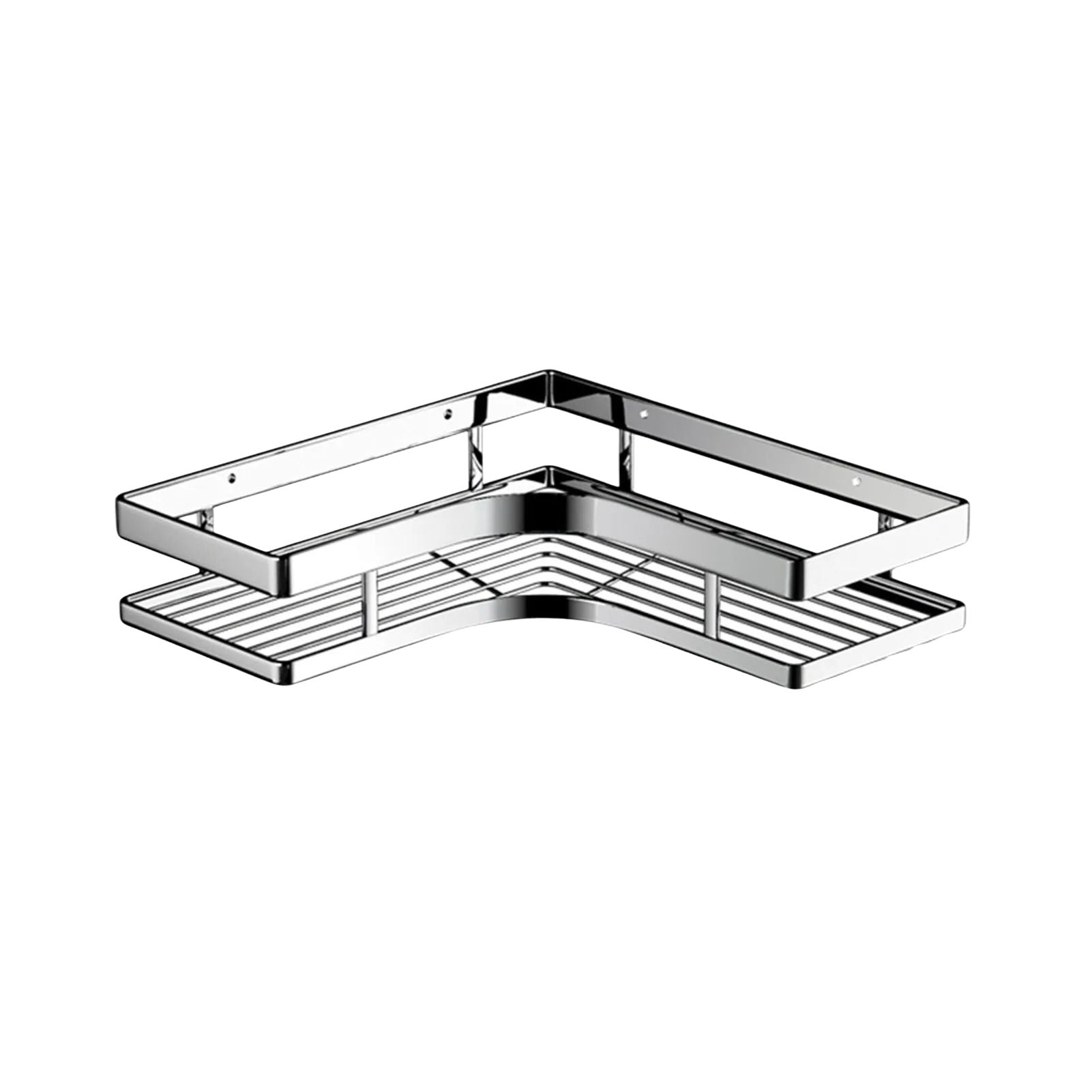 Shower Caddy Shelf Heavy Duty Stainless Steel Corner Organizer Adhesive No Drilling Bathroom Storage