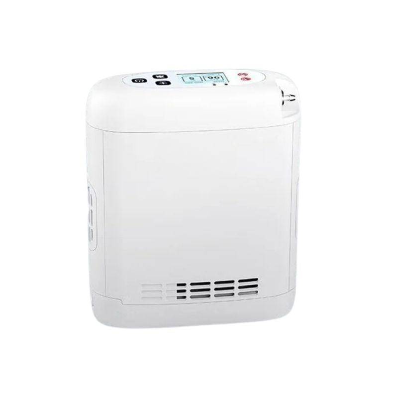 Portable Oxygen Concentrator 1-5L Adjustable Flow Rechargeable Oxygen Machine with Carry Bag One Battery
