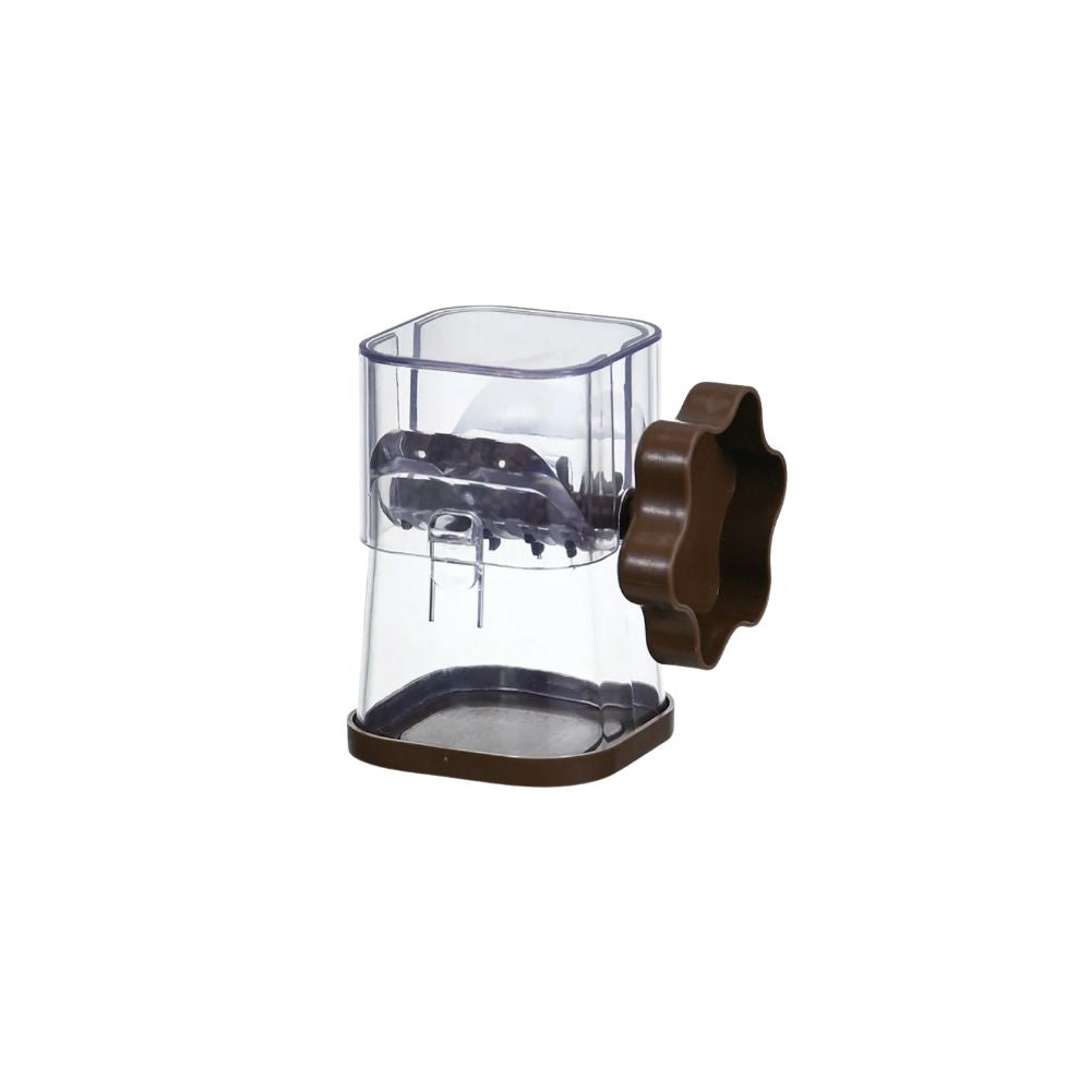 Manual Nut Grinder Portable Hand Crank Walnut Chopper Kitchen Food Crusher - Blue