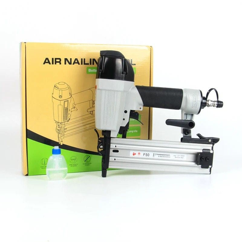 Pneumatic Straight Nail Gun Heavy Duty 20-50mm Air Powered Fastening Tool