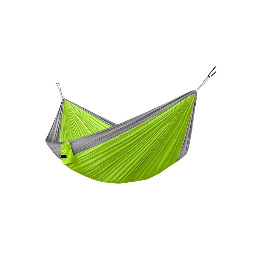Camping Hammock Portable Parachute Nylon Outdoor Hanging Hammock - Green