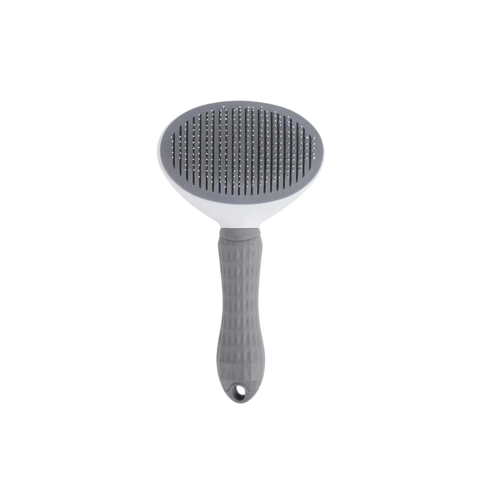 Pet Grooming Brush Self Cleaning Slicker Tool for Cats and Dogs - Pink