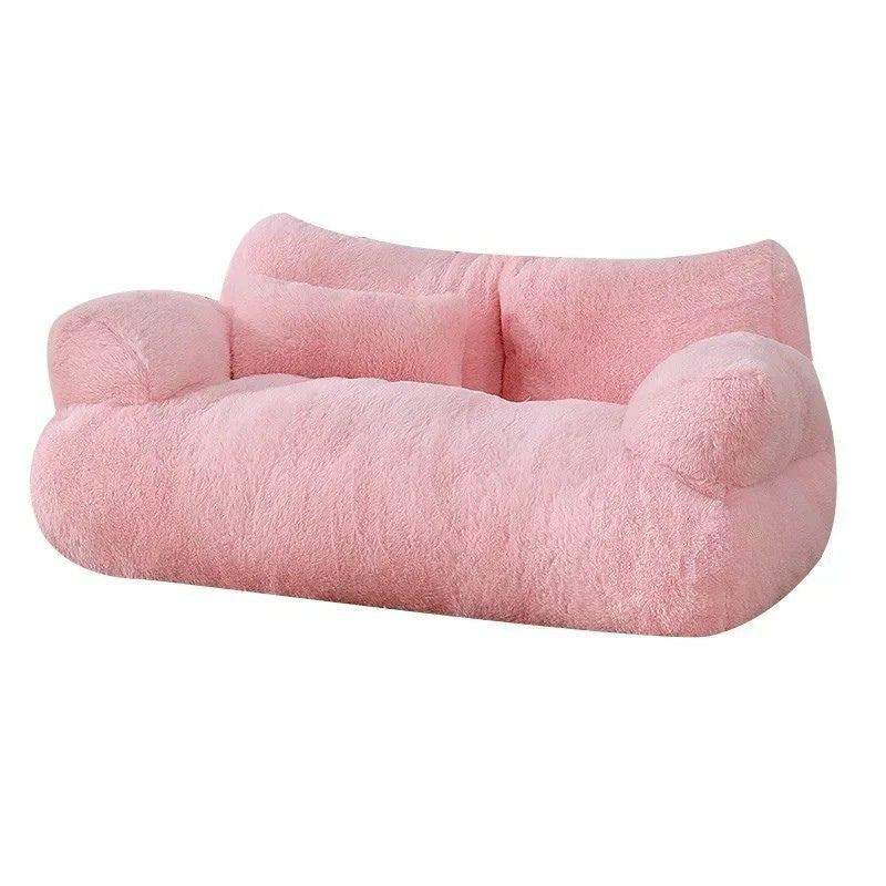 Pet Sofa Bed Waterproof Removable Washable Pet Nest - Beige