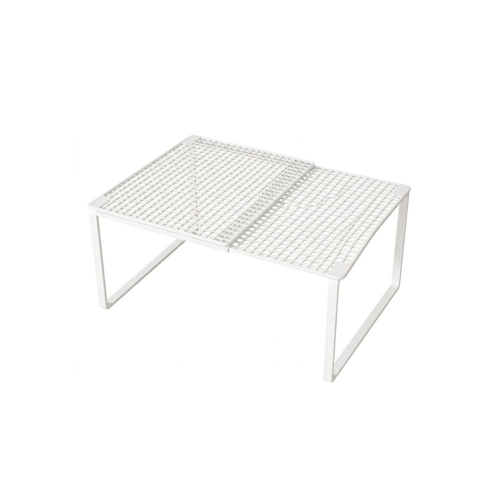 Wardrobe Shelf 27-38 cm Adjustable Pull Out Metal Cabinet Storage Rack Space Saving Organiser