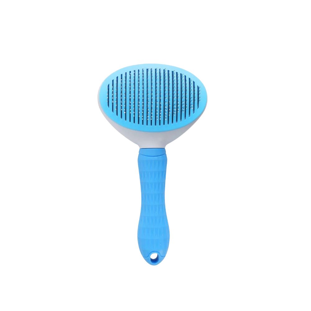 Pet Grooming Brush Self Cleaning Slicker Tool for Cats and Dogs - Pink