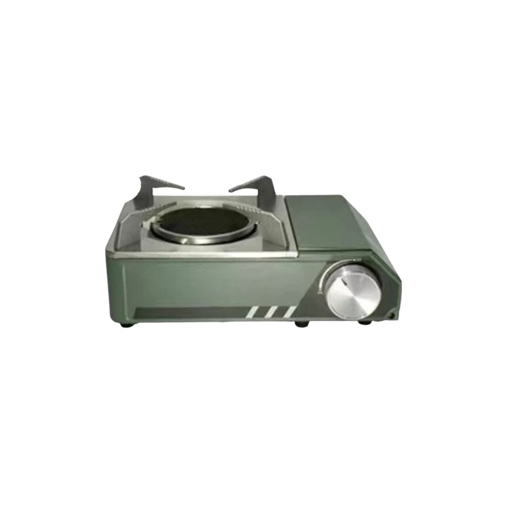 Camping Infrared Cooking Stove Portable Windproof Butane Cooker - Green