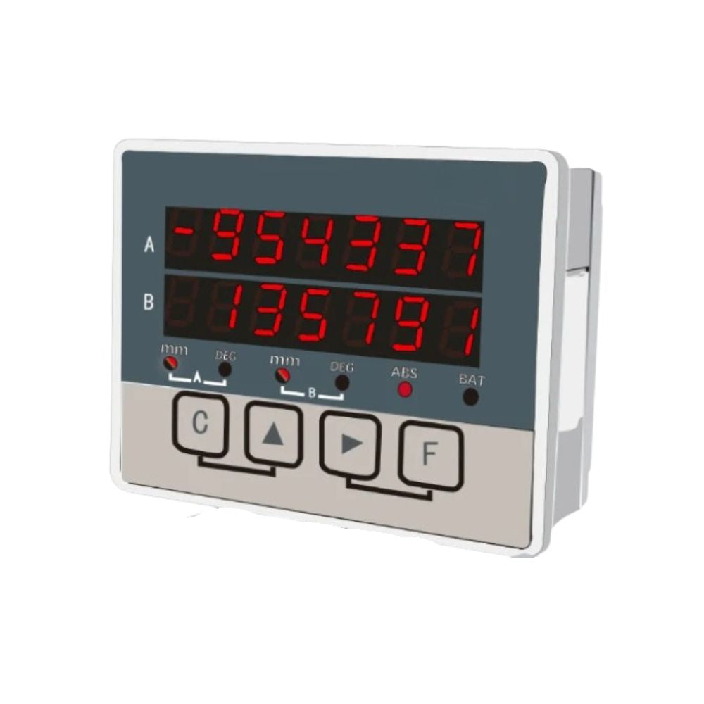 Digital Readout System 6m Tape 2 Axis Displacement Display 0.01mm Resolution Position Measurement Kit