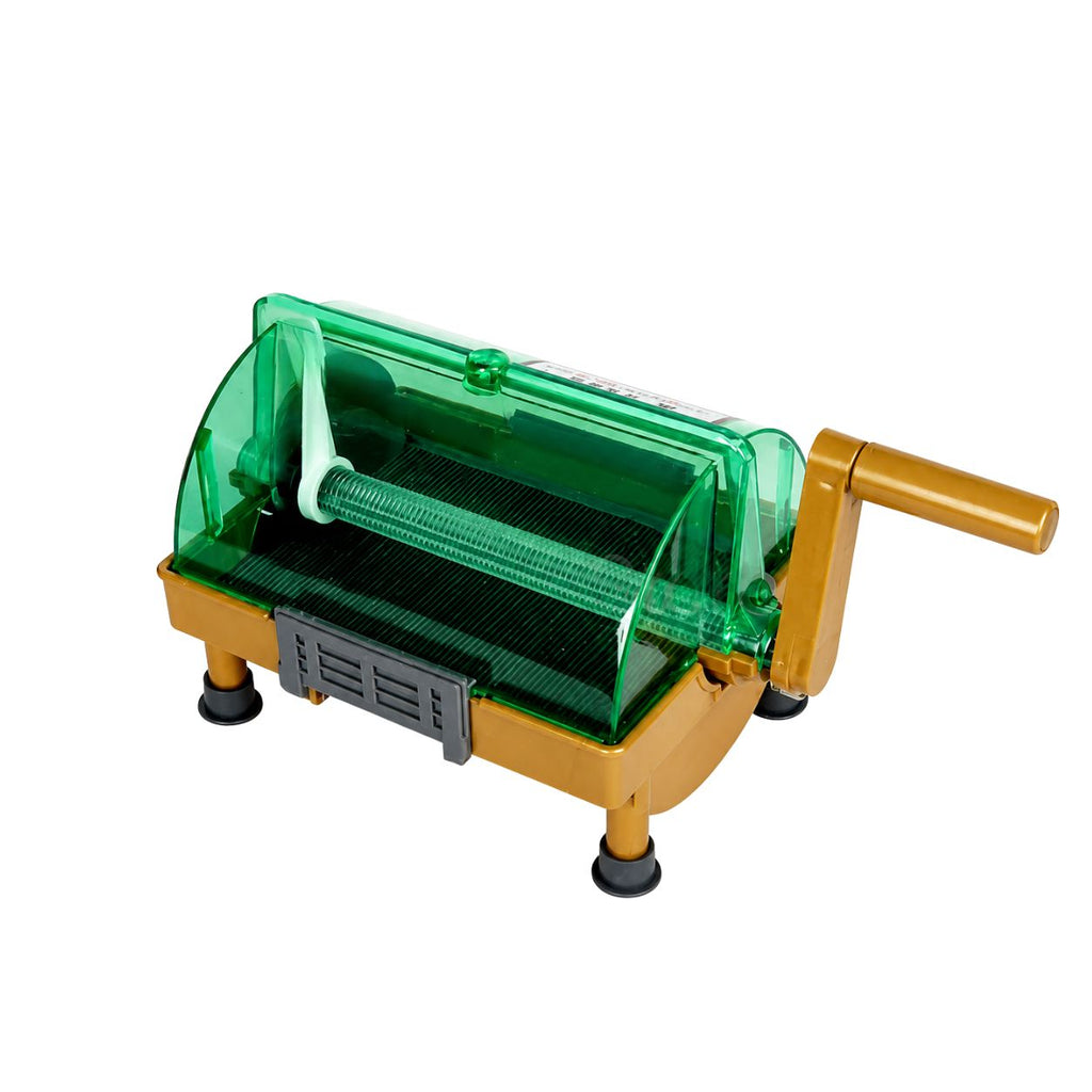 Vegetable Cutter 1kg Manual Hand Crank Food Chopper 3mm Stainless Steel Blade Kitchen Tool