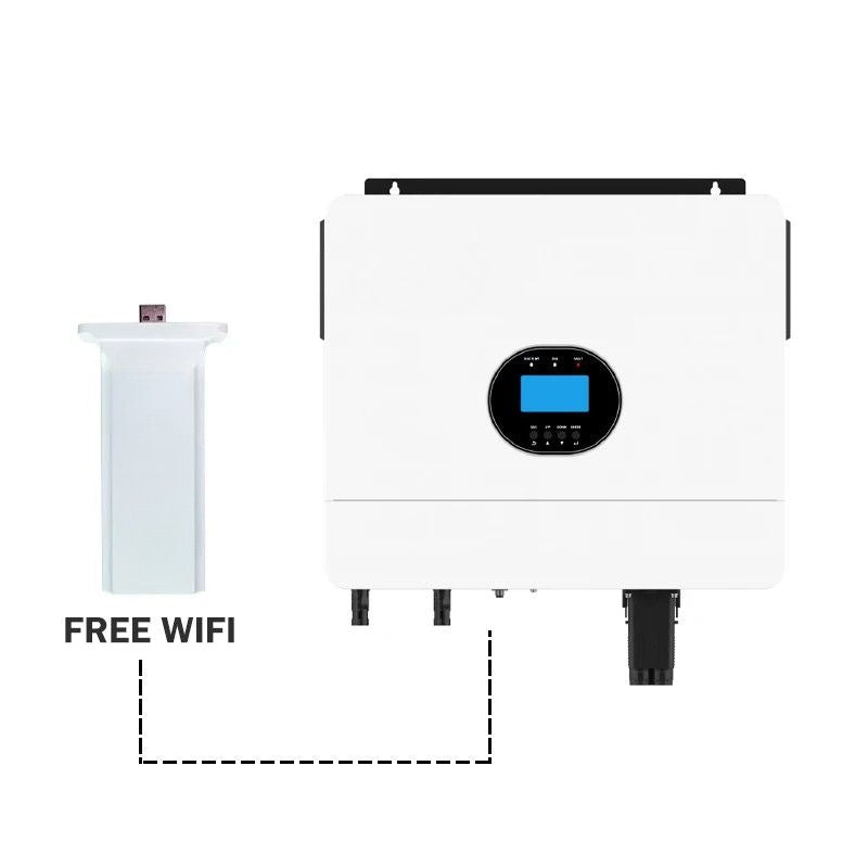 Off Grid Inverter 6KW Pure Sine Wave 48VDC 230VAC Solar Power System with WiFi Monitoring