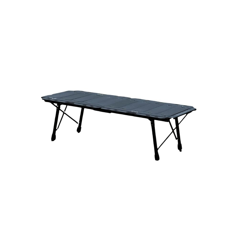 Camping Table 5 Unit IGT Aluminum Alloy Modular Folding BBQ Station – Black