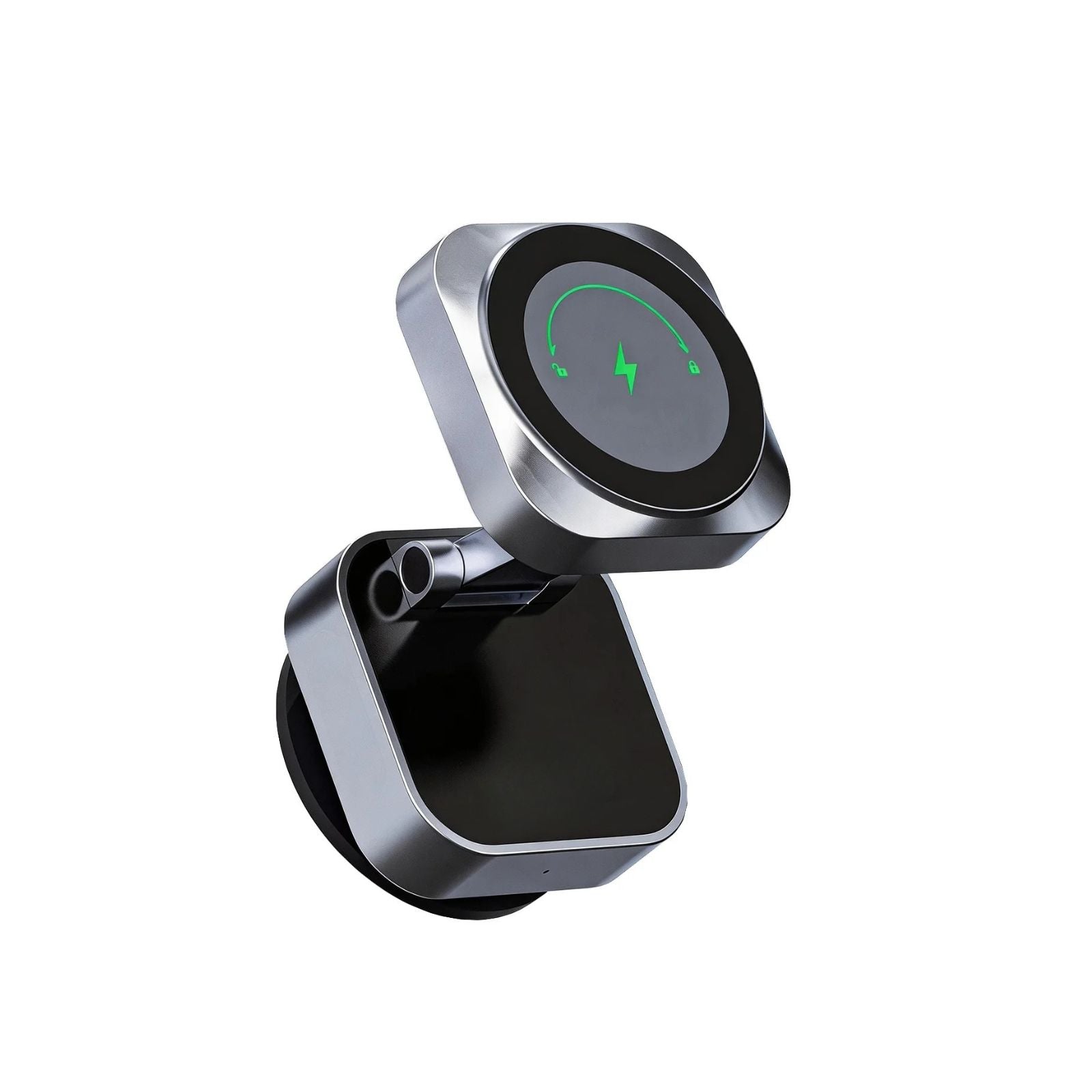 Car Wireless Charger 25W Foldable Vacuum Suction Cup Phone Holder Type C Charging Stand